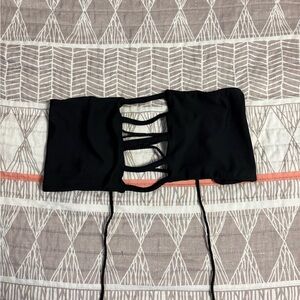 Benoa Swim Black Strapless Bikini Top